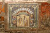 Wall mosaic of Poseidon and Amphitrite