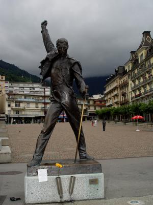 Fredie Mercury of Queen was from Montreux, and has a statue erected down along the lake walkway.