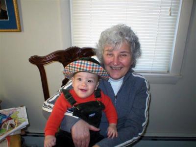 Hunter with his Grandmother