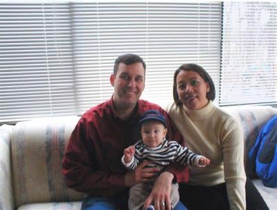 Hunter with Dad and Mom