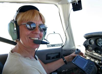Sue as pilot-in-command