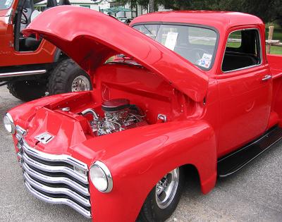 Red Chevy Pickup