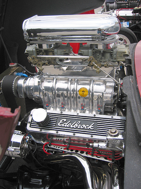 Blown Chevy detail