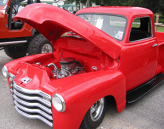 Red Chevy Pickup