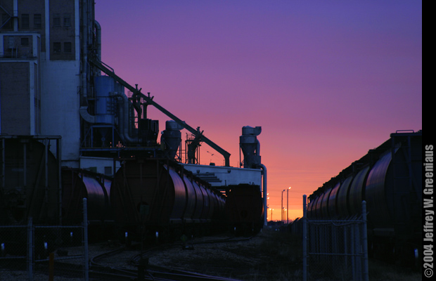 <b>Rail Sunrise 2</b><br><i>by Jeffrey Greeniaus</i>