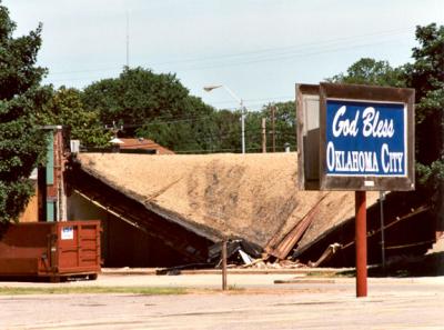 Then -- April, 1995 Oklahoma City Bombing Site