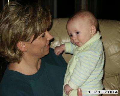 Momma's boy....