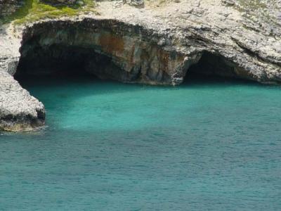 Inside the sea caves