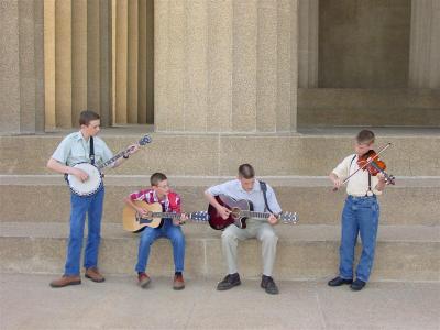 Bluegrass on the Parthenon Steps
