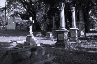 Black & White Cemetery