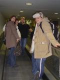 On our way to the gate.