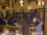 A small area of the Hofbrauhaus, another beer hall.  Impossible to smuggle a stein (large beer glass) from this place.