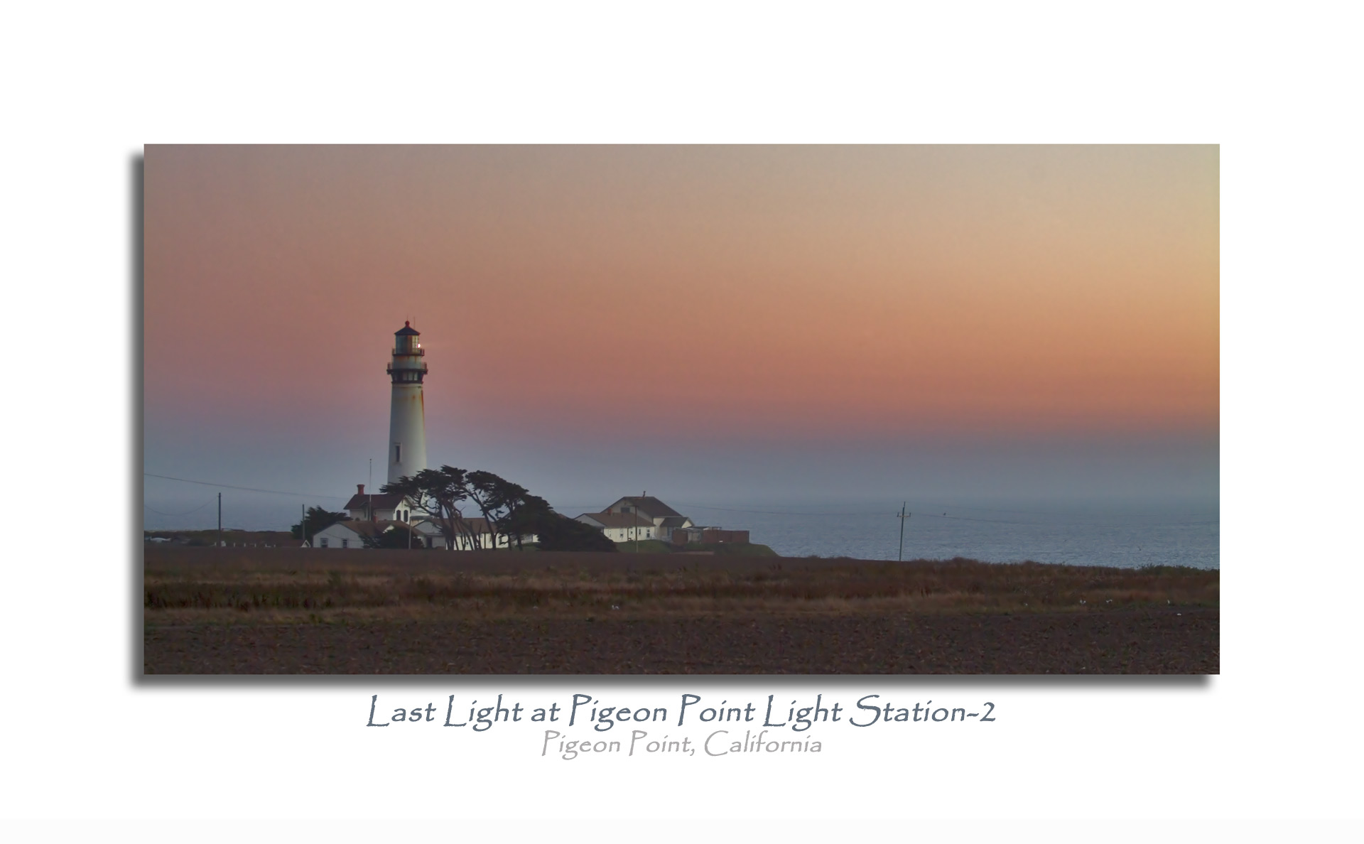 Last Light at Pigeon Point Light Station-2