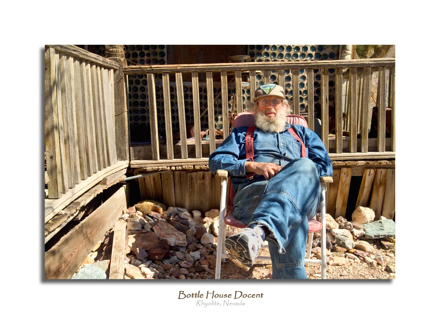 Bottle House Docent