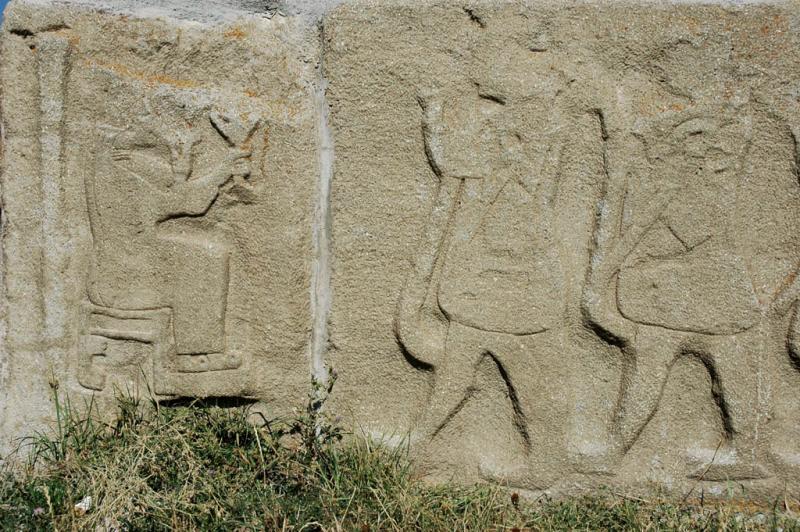 Alacahoyuk sphinxes gate