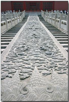 Stone carving - Forbidden City, Beijing