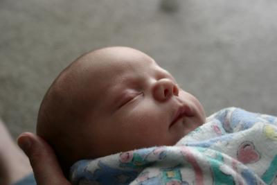 The end result: clean and asleep