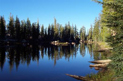Heiser Lake, our campsite