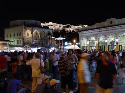 Monastiraki and the Acropolis