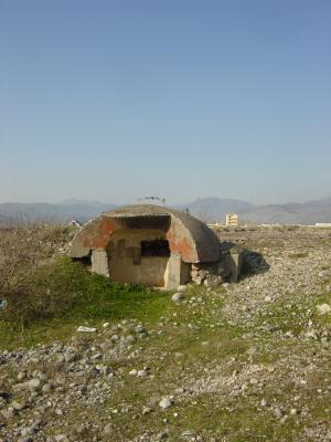 A pillbox near Montenegro border, Albania