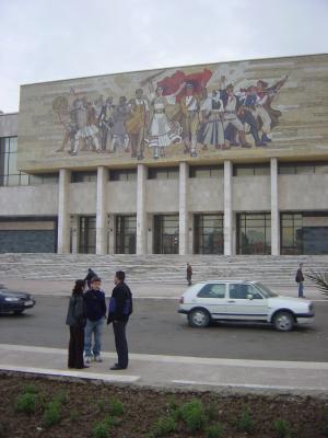 Future and past - Central square, Tirana