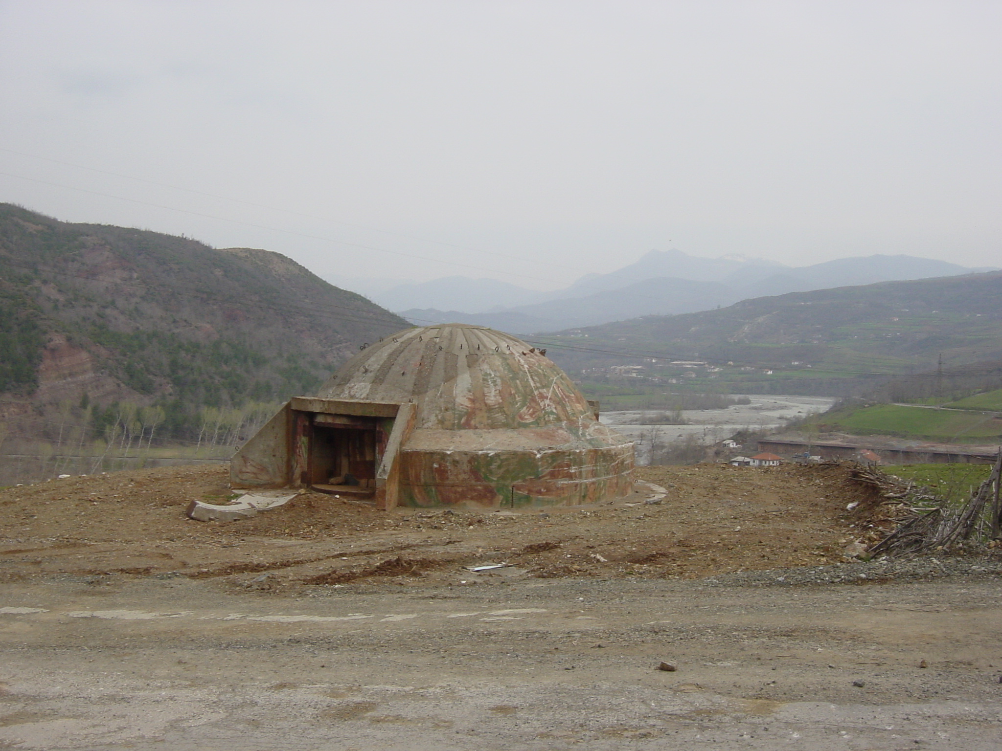 A huge pillbox near Elbasan