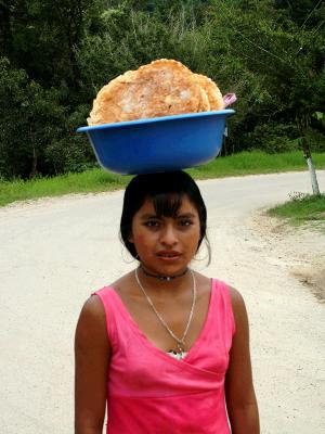 Young vendor who spoke 3 languages-Tzotzil, Spanish, English. Quite impressive