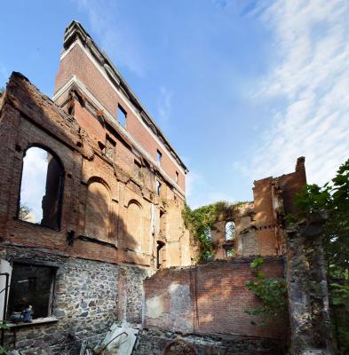 Old St. Mary's College in Ruins
