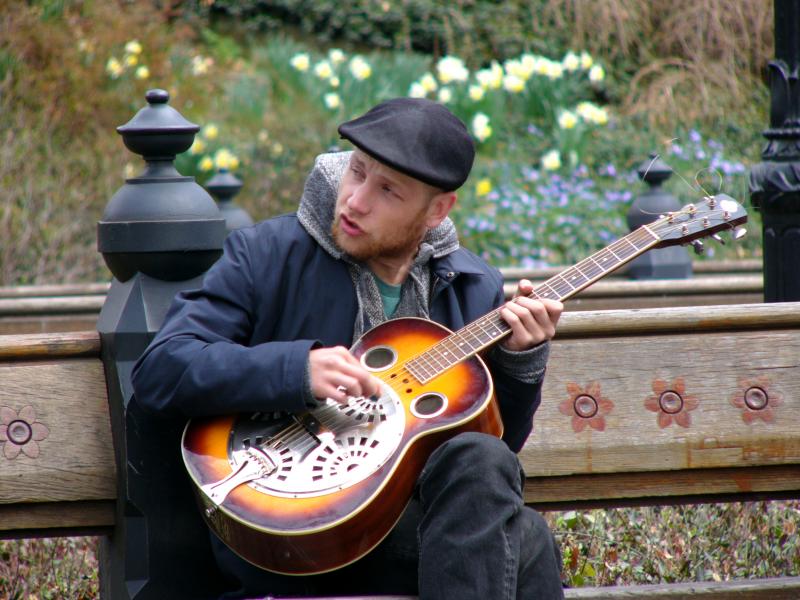 Central Park musician