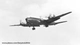 Douglas DC-6B 0f Sudwestflug landing @ Gatwick