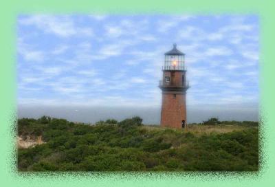 Martha's Vineyard lighthouse, one of 5.