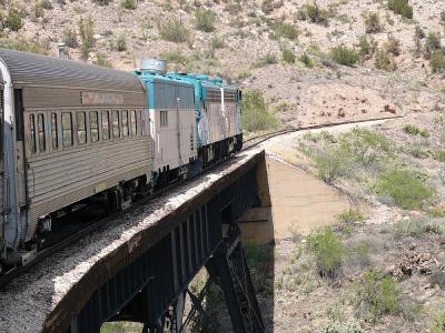 Going over another trestle