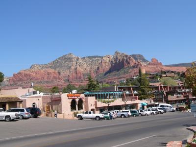 View of downtown Sedona