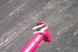I cut a rim saver and melted slots in it & zip tied it to the mounting tool. This prevents the rim from getting sctatched.