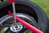 I used the Harbor Freight tire tool to install the first side.  I gave up on the rim savers.