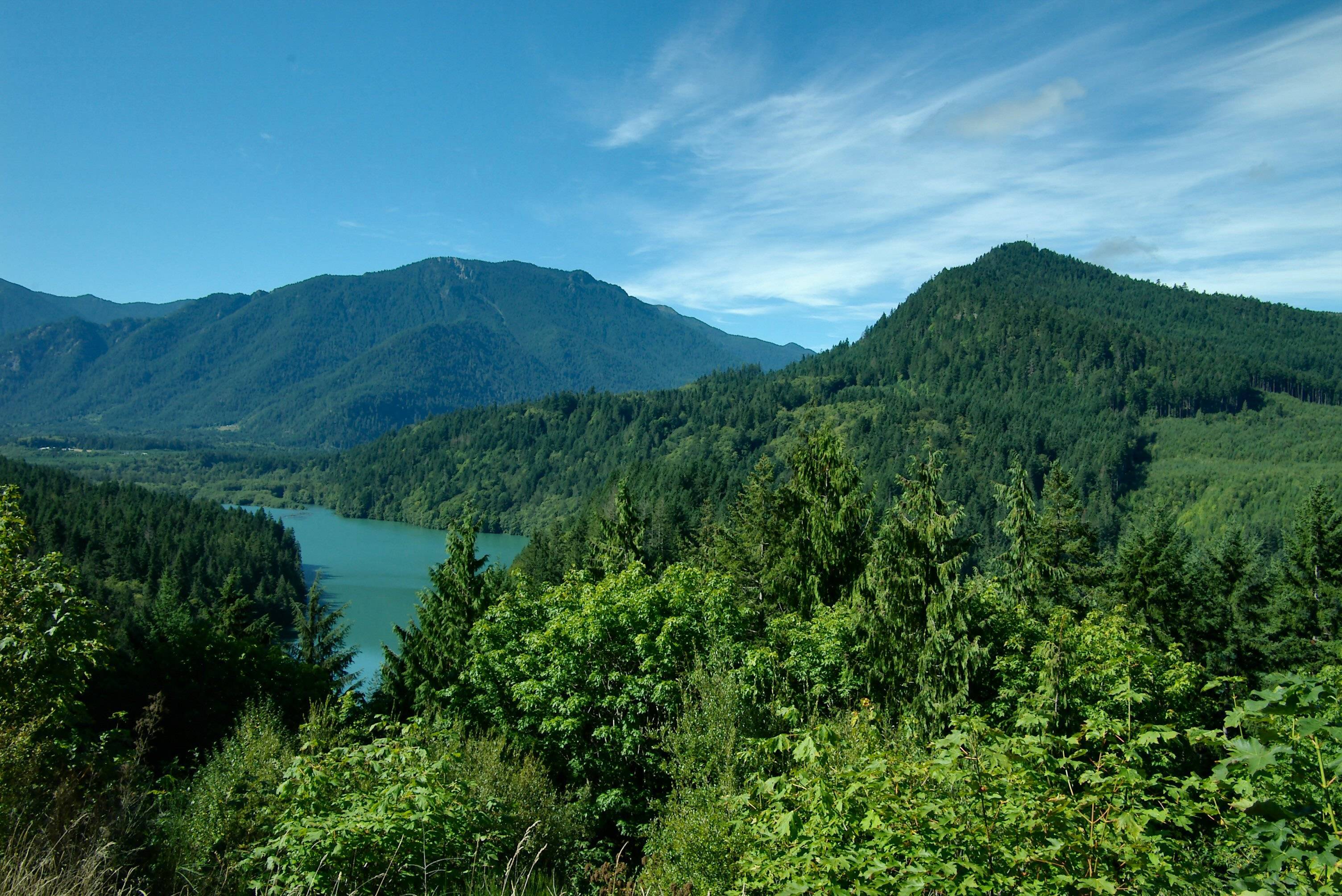 Elwha River Valley Wide View.