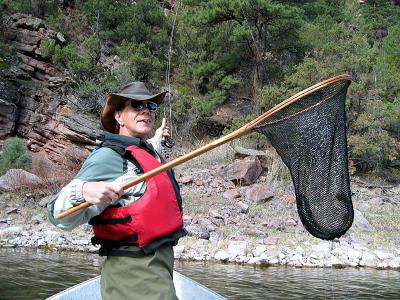 Darryl nets a nice brown...