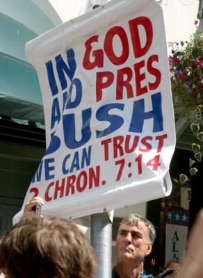 religious supporter of Bush