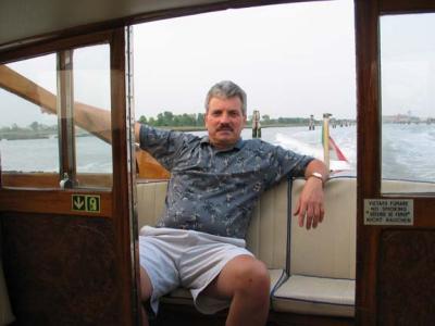 Finally arrived in Venice - enjoying the sea air.JPG
