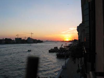Sunset along the Giudecca Canal.JPG
