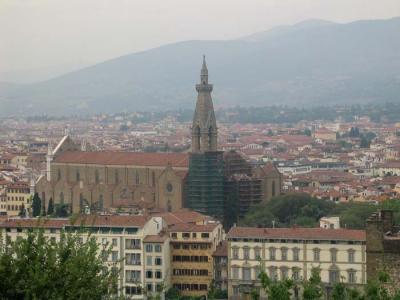 View from Piazza Michaelangelo - Tuscan hills.JPG