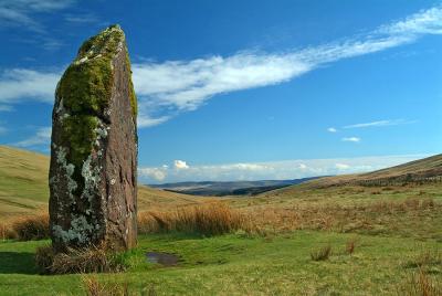 Maen Llia with the Neath Valley beyond