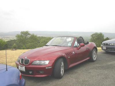 2001 Z3 on Hill Country Drive