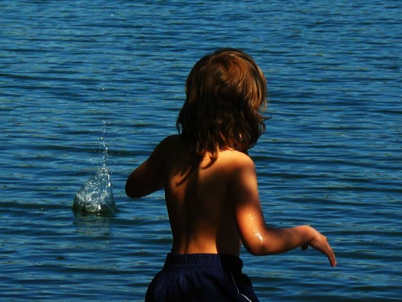 The Kid and the stone
