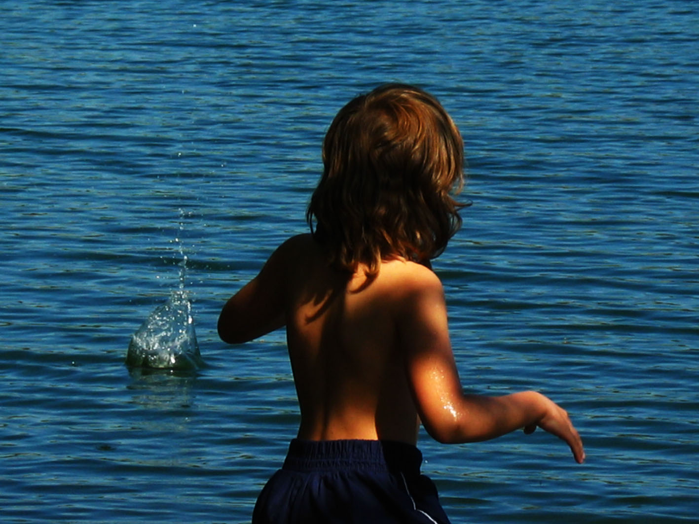 The Kid and the stone