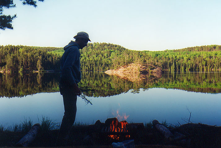 Tending the Morning Campfire