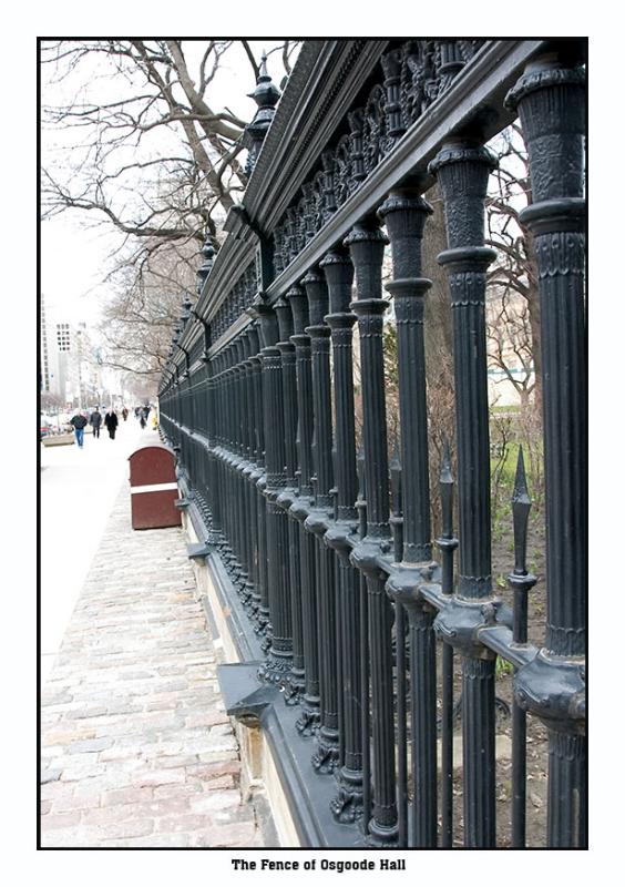 The Fence of Osgoode Hall
