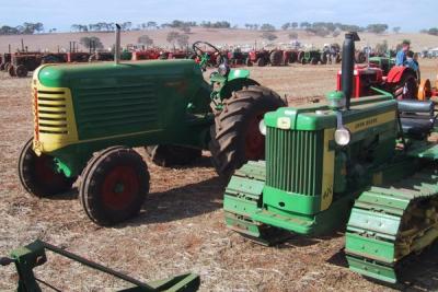 Oliver and John Deere.