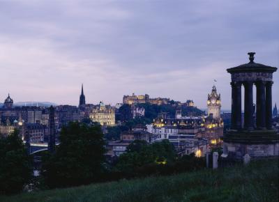 Central Edinborough from Calton Hill [4x5]