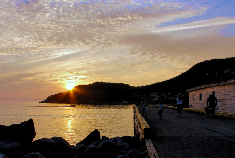 Sunset at Seal Cove, White Bay